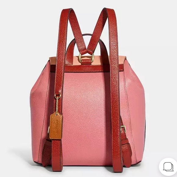 Coach C8518 Kleo Backpack In Colorblock In Faded Blush Multi - Picture 5 of 6